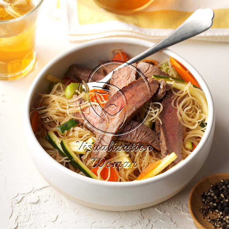 Asian Noodle & Beef Salad