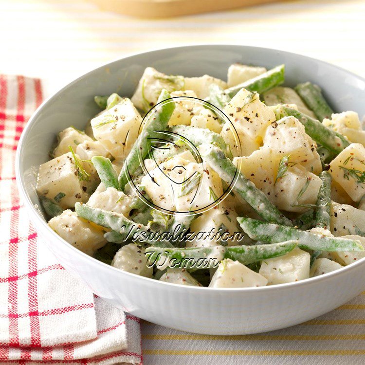 Potato-Bean Salad with Herb Dressing