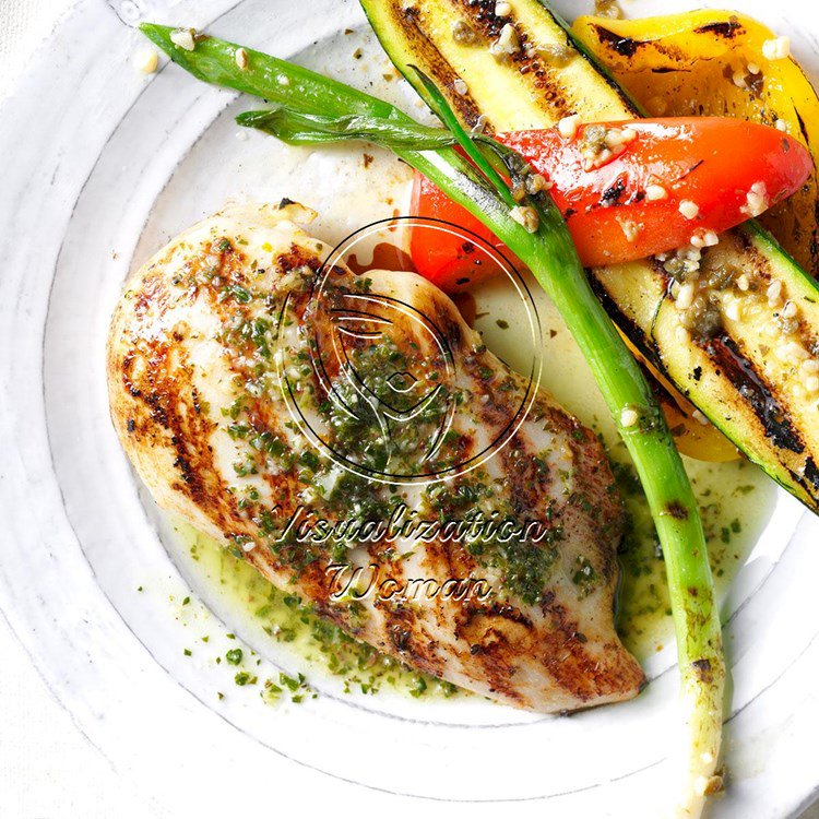 Chicken with Citrus Chimichurri Sauce