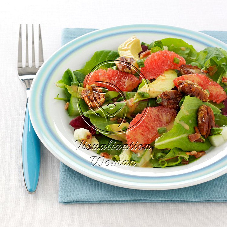 Caramelized Grapefruit Salad