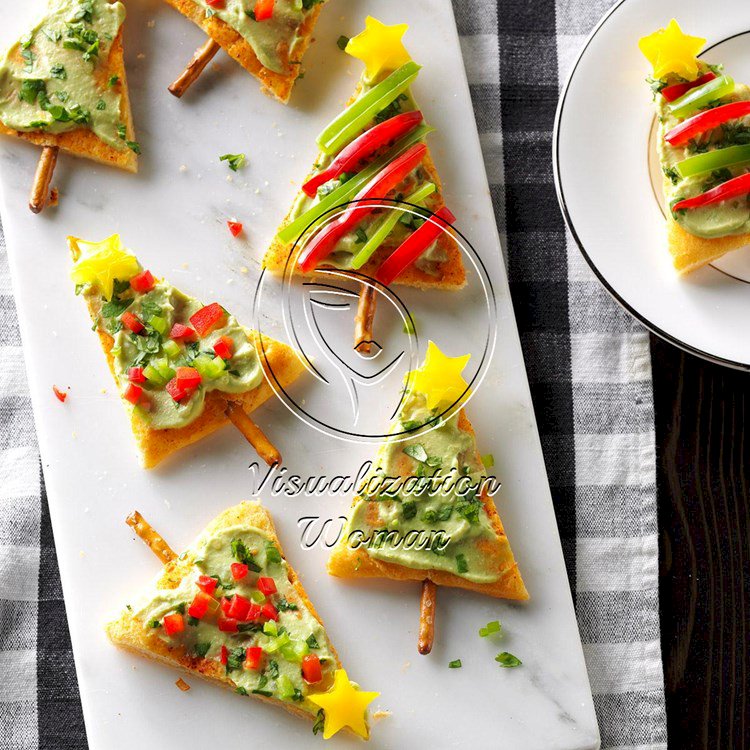 Festive Guacamole Appetizers