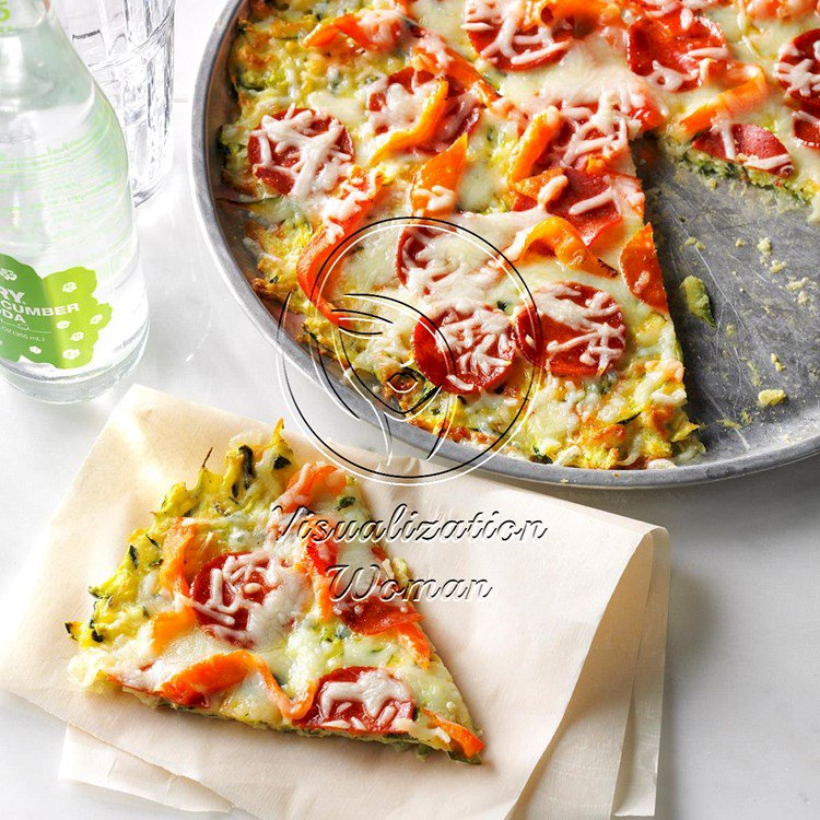 Zucchini-Crusted Pizza