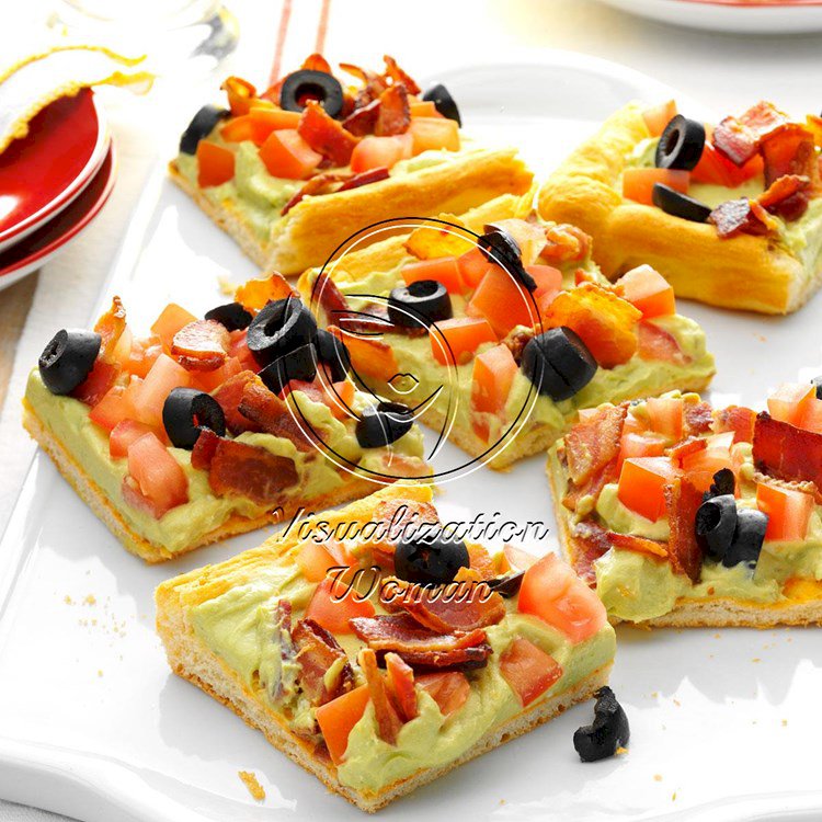 Guacamole Appetizer Squares