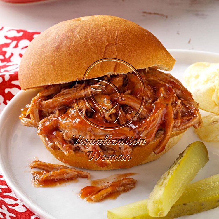Slow Cooker Barbeque Pulled Pork Sandwiches