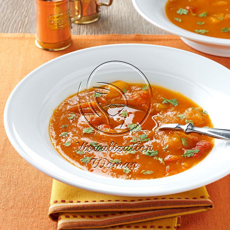 Butternut Squash and Roasted Pepper Soup