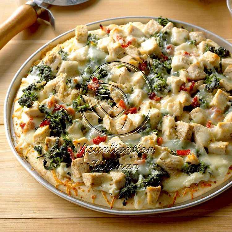 Chicken Florentine Pizza