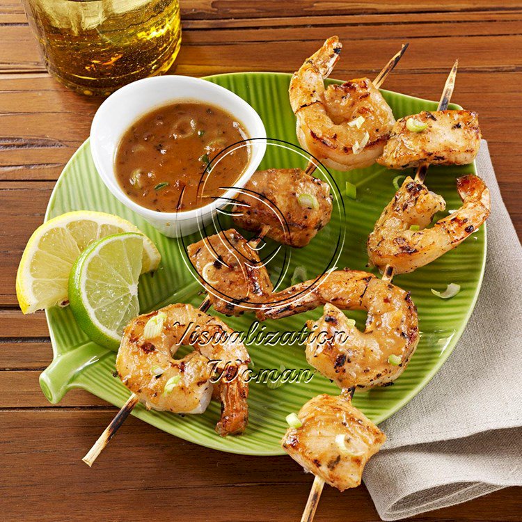 Chicken and Shrimp Satay