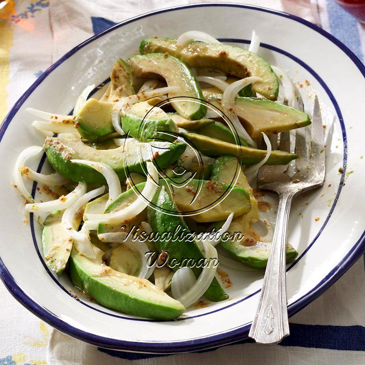 No-Fuss Avocado Onion Salad