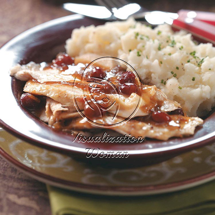 Cranberry Turkey Breast with Gravy