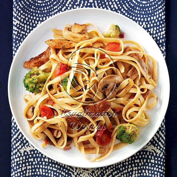 Balsamic Chicken Fettuccine