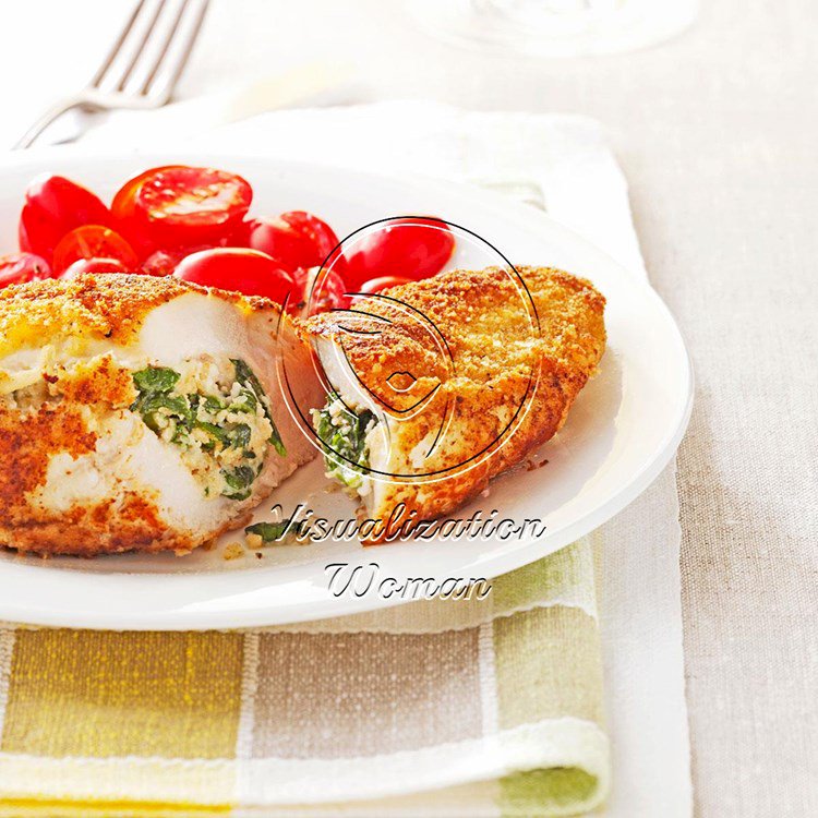 Spinach-Stuffed Chicken Pockets