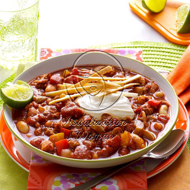 Slow-Cooker Lime Chicken Chili