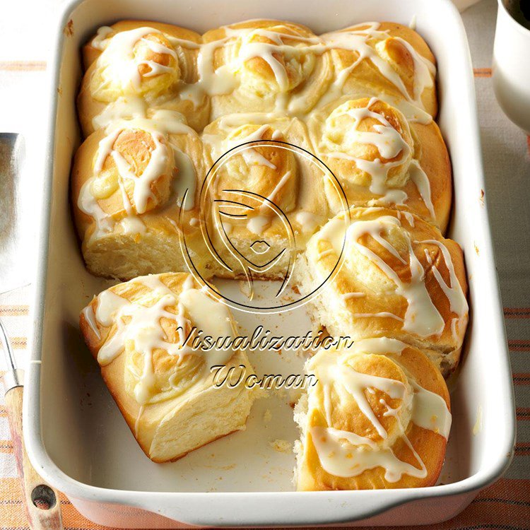 Orange Cheesecake Breakfast Rolls