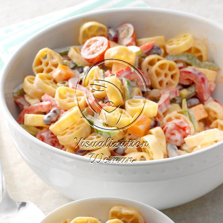 Wagon Wheel Pasta Salad