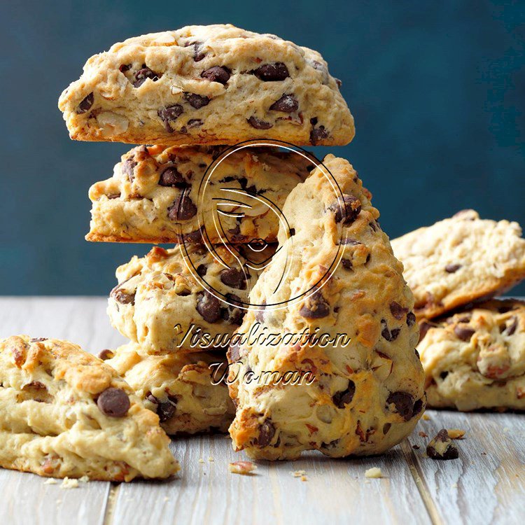 Hazelnut Chocolate Chip Scones