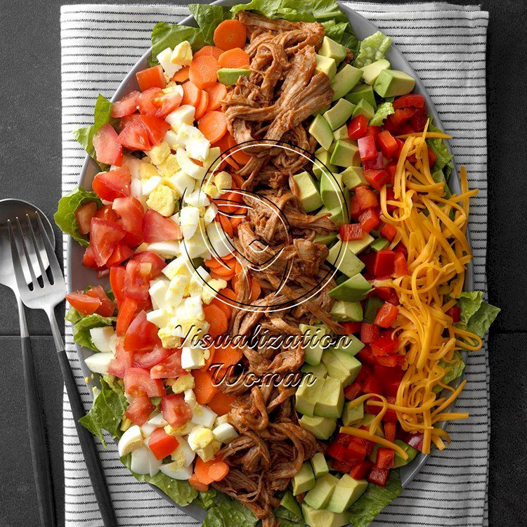 Barbecue Pork Cobb Salad