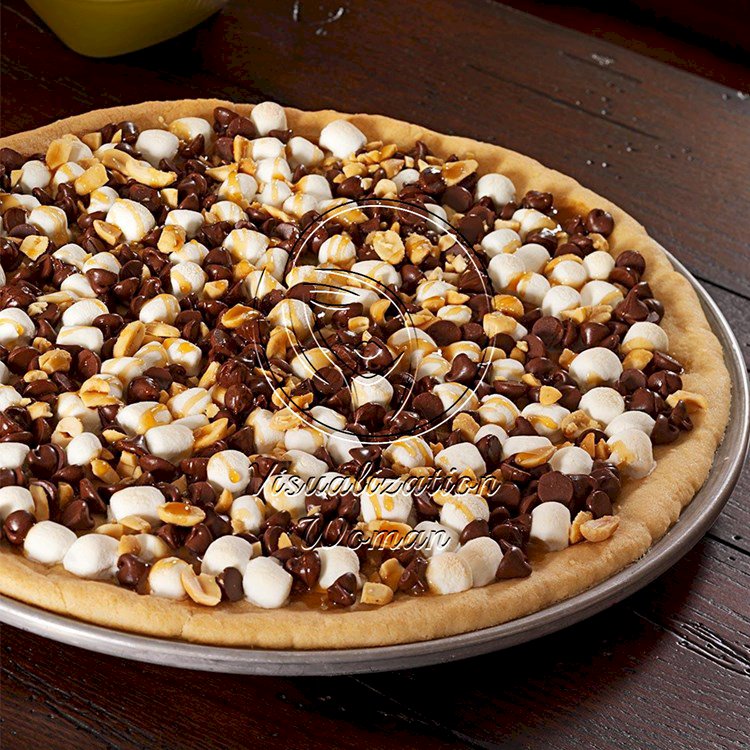 Rocky Road Cookie Pizza