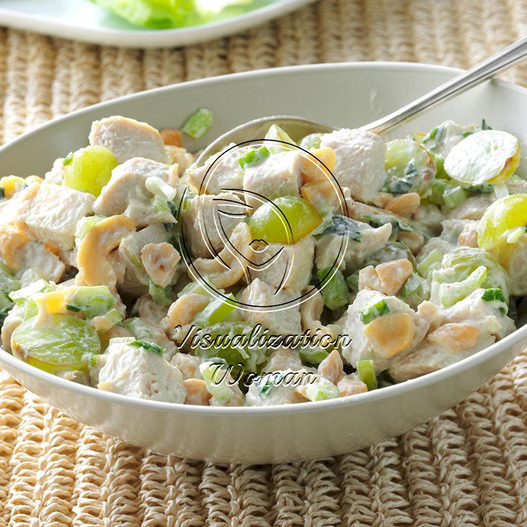 Turkey Salad with Grapes & Cashews