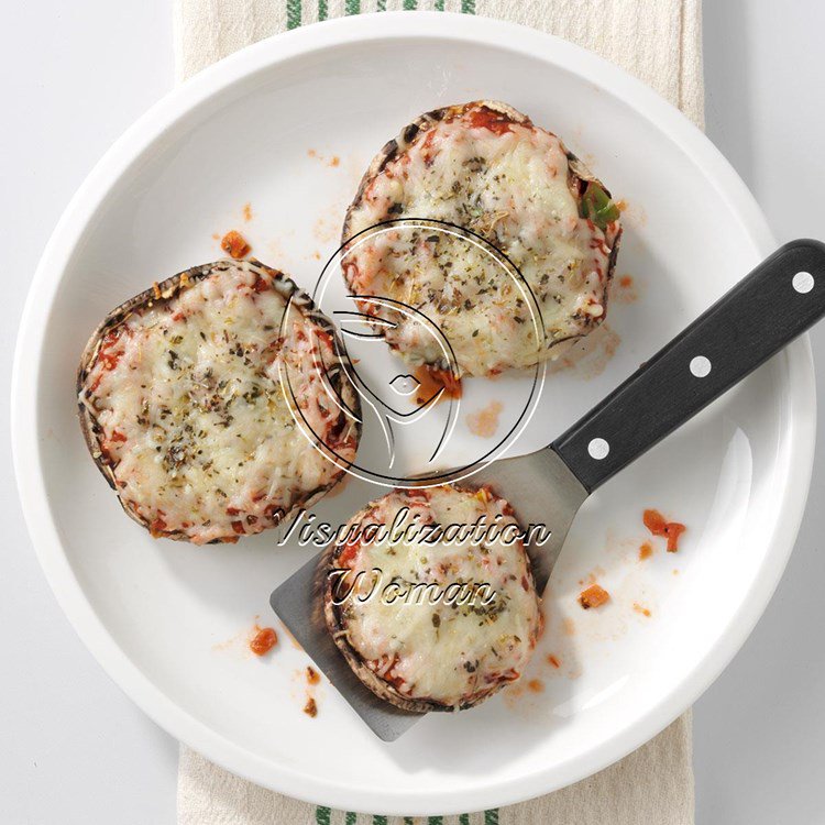 Portobello Mushroom Pizza Cups