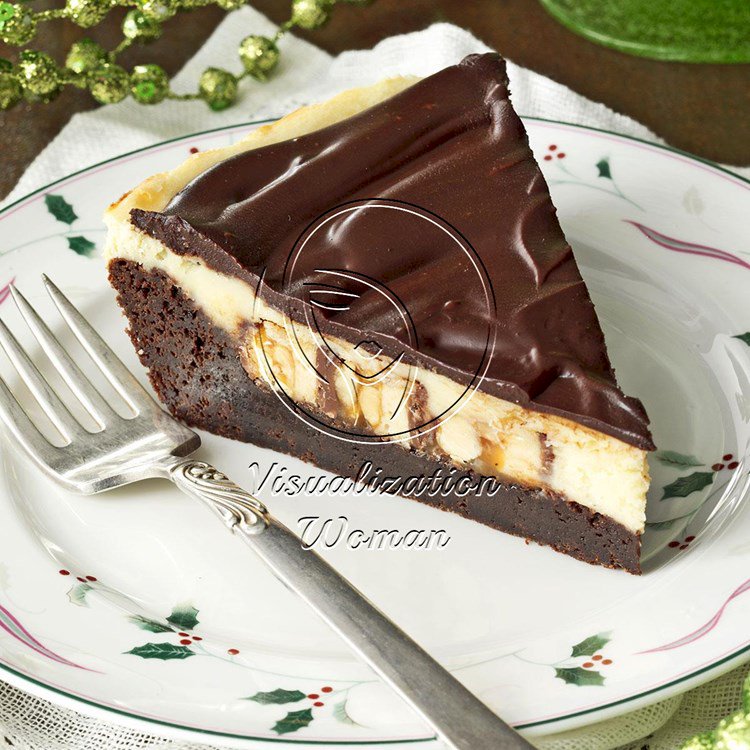 Brownie Cheesecake Snickers Pie