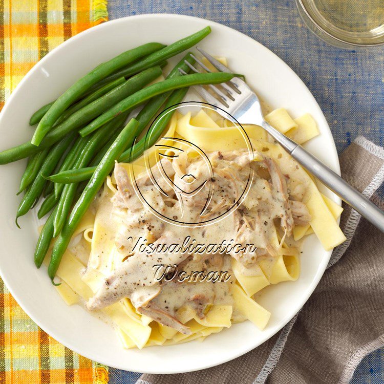 Slow-Cooked Turkey Stroganoff