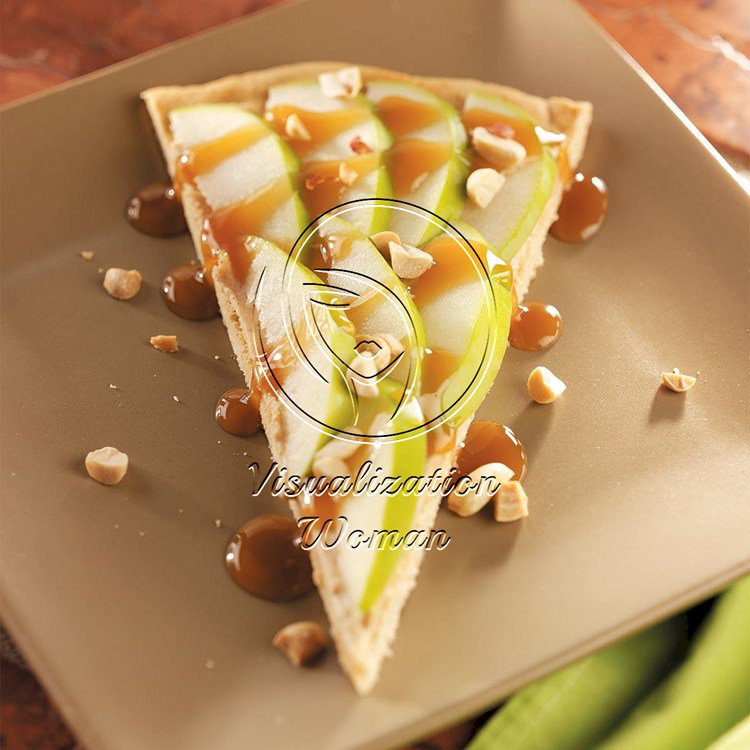 Caramel Apple Dessert Pizza