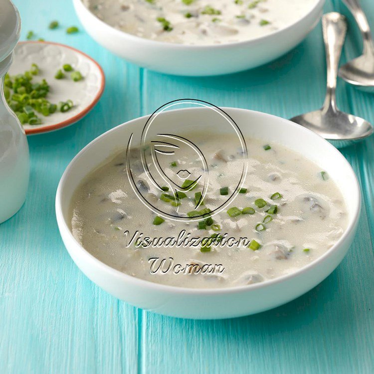 Chive Mushroom Soup