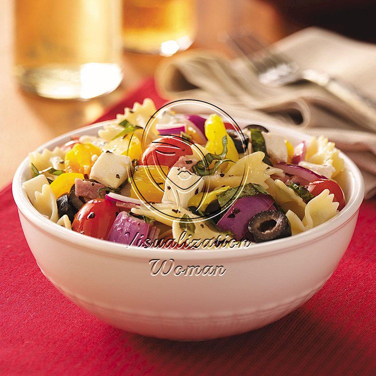 Italian Basil Pasta Salad