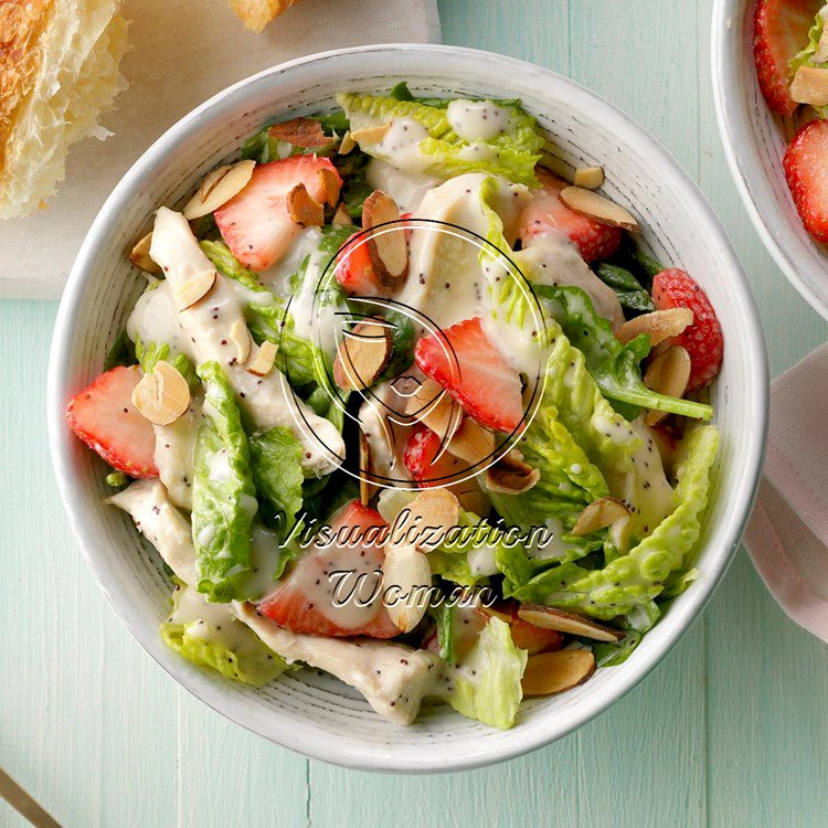 Chicken Strawberry Spinach Salad