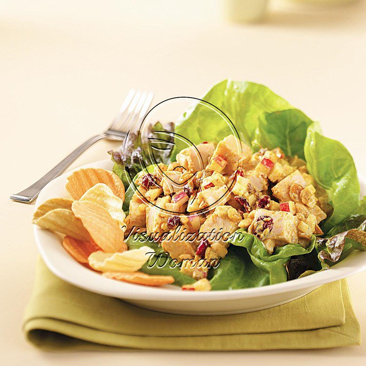 Curried Chicken Salad for Two