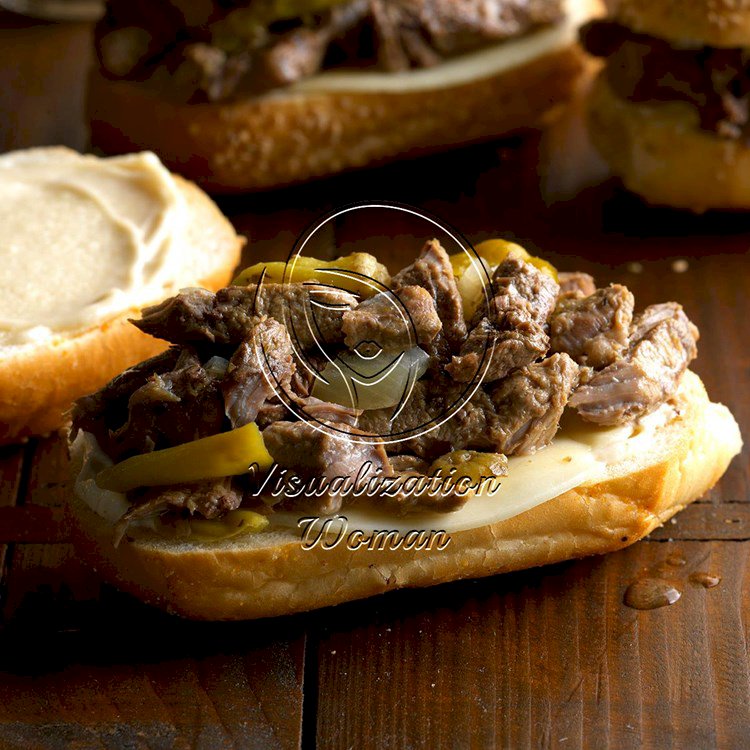 Italian Sirloin Beef Sandwiches