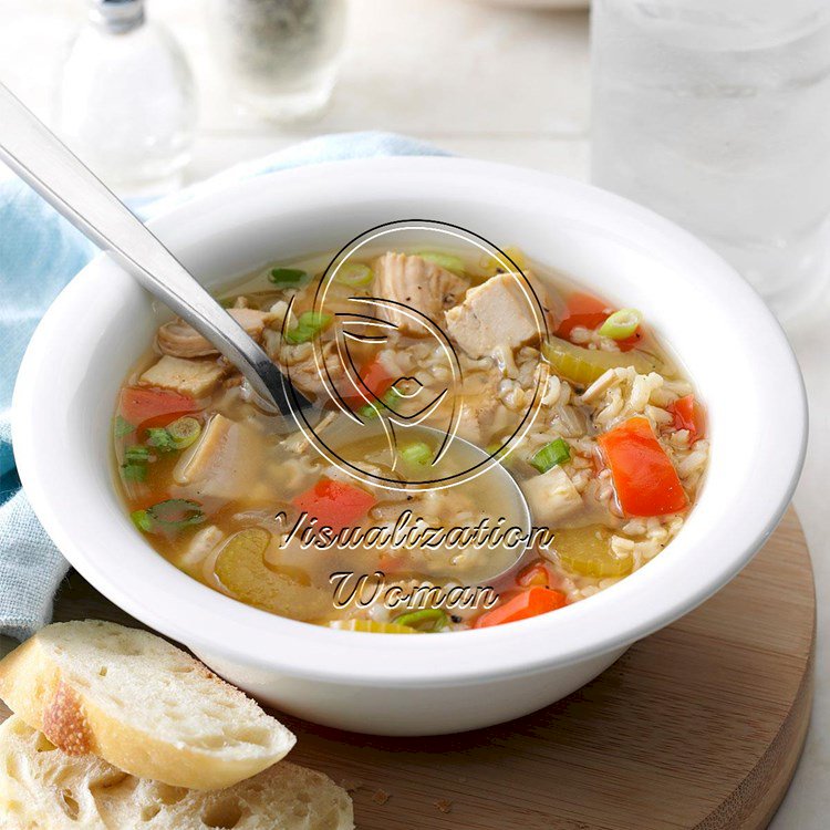 Brown Rice Turkey Soup