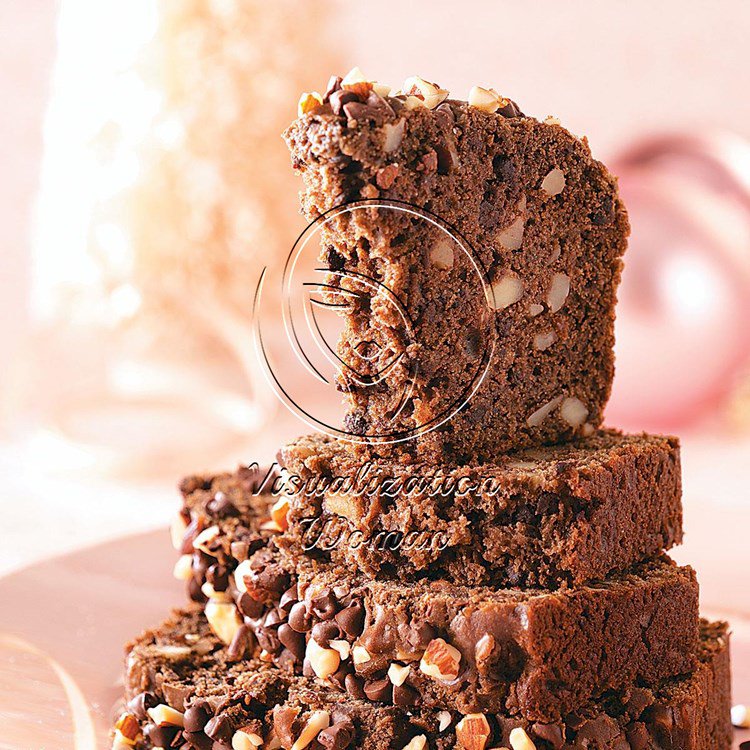 Almond-Studded Chocolate Loaf