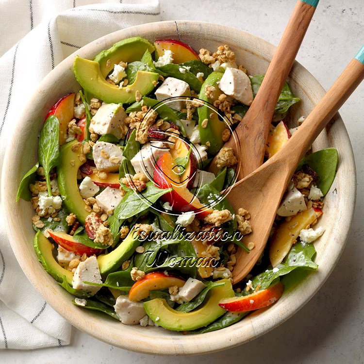 Chicken, Nectarine and Avocado Salad