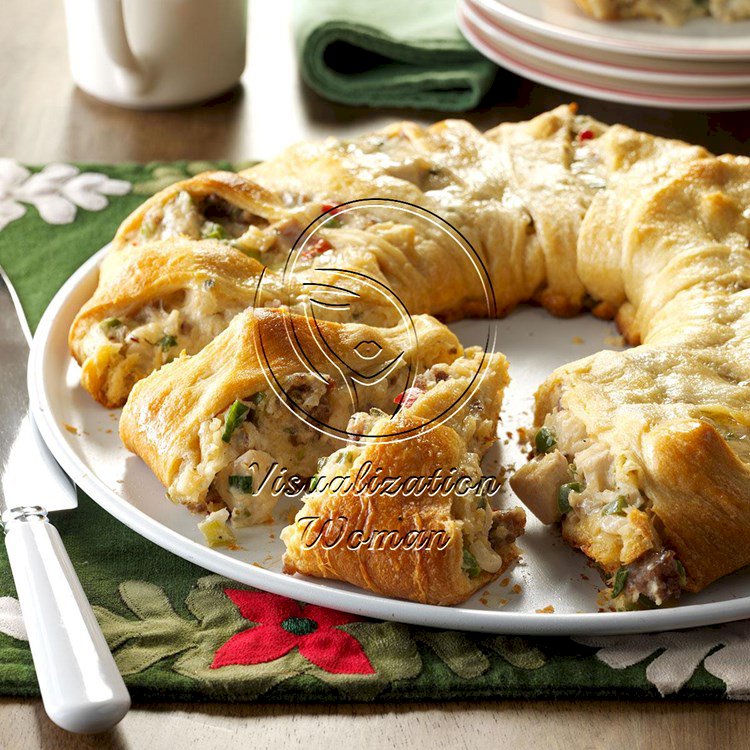 Holiday Chicken & Sausage Wreath