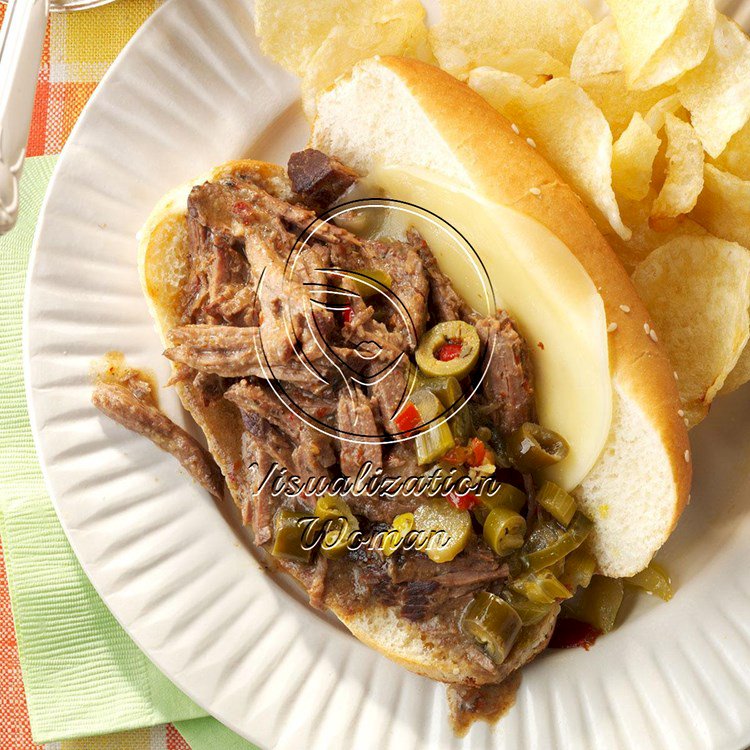 Mom’s Italian Beef Sandwiches