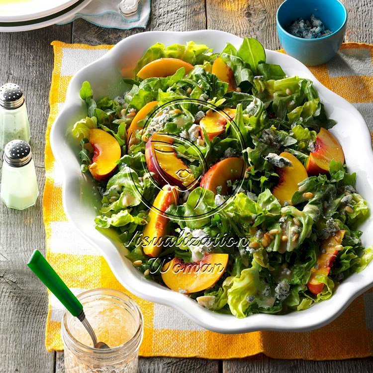 Nectarine Arugula Salad