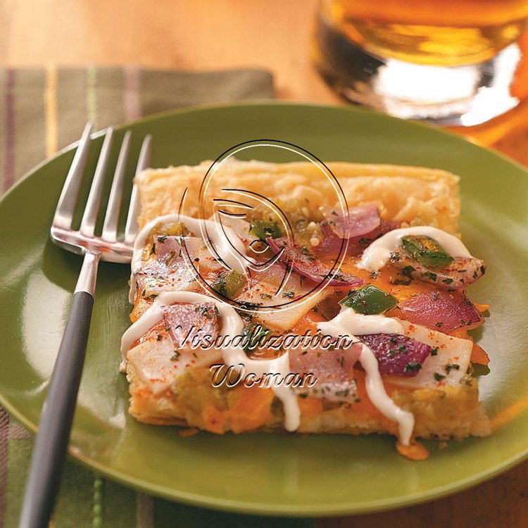 Chicken Enchilada Verde Pizza