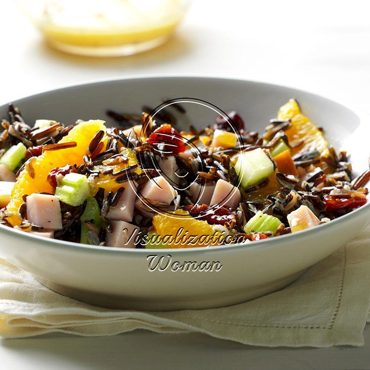 Orange-Wild Rice Salad with Smoked Turkey