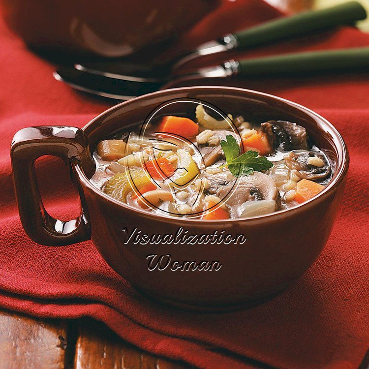 Mushroom Bean Barley Soup