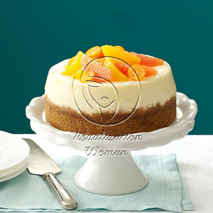 Pink Grapefruit Cheesecake