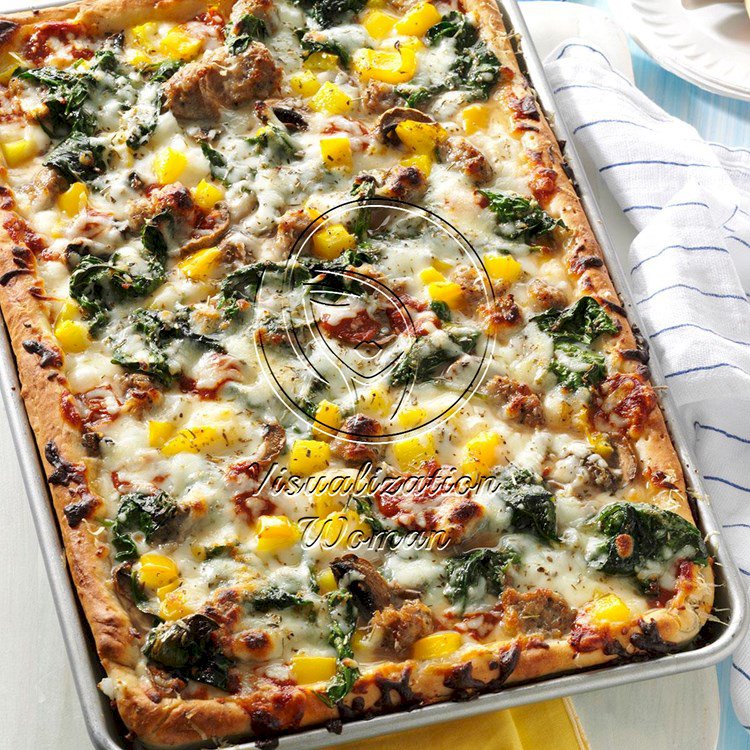 Pepper Sausage Pizza