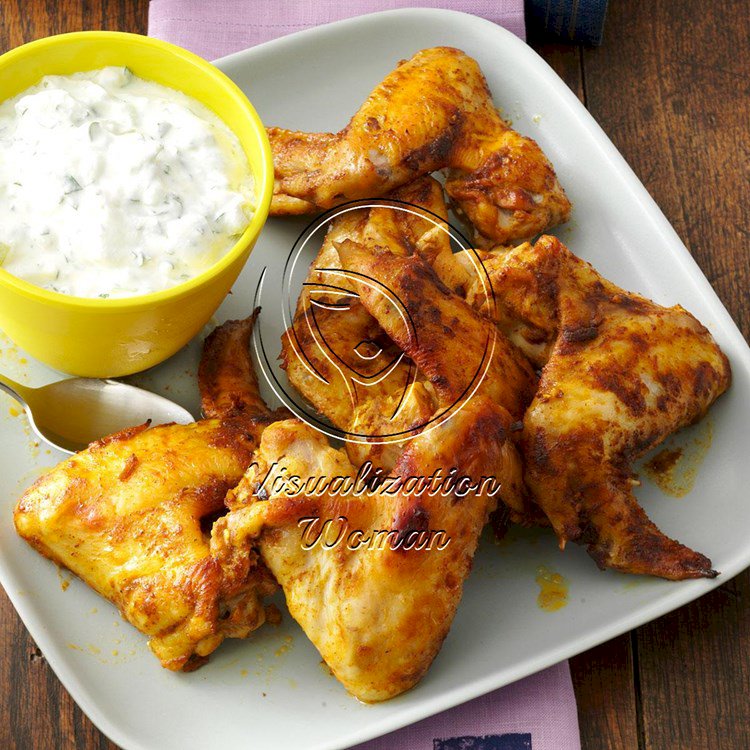 Curry & Mango Chutney Chicken Wings