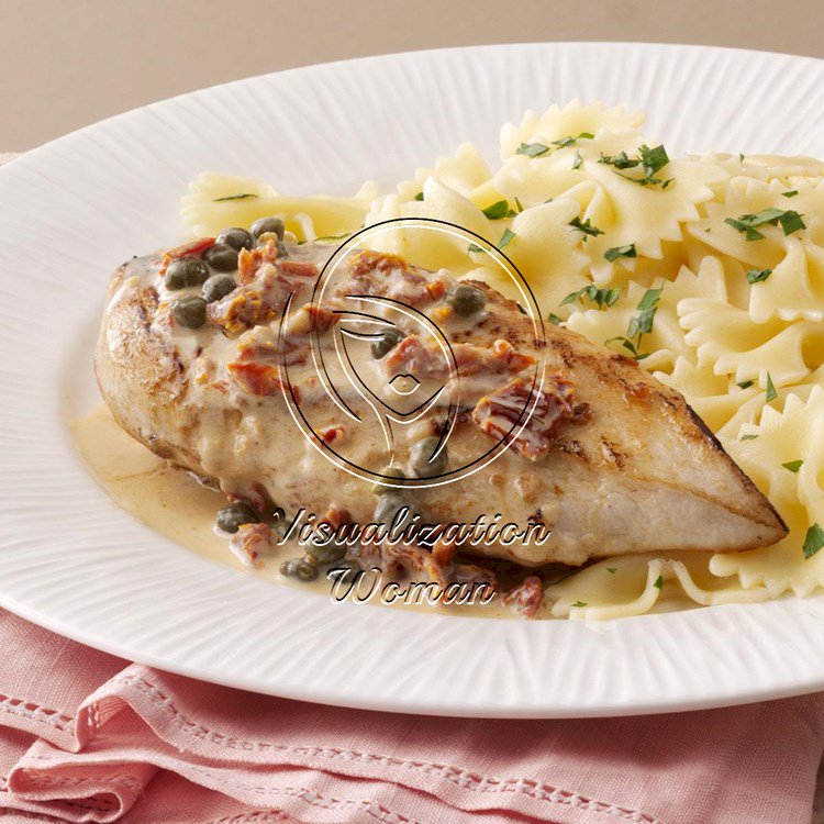 Chicken with Garlic-Caper Sauce