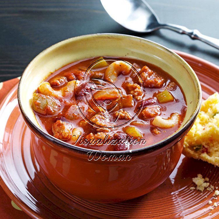 Turkey Chili with Pasta