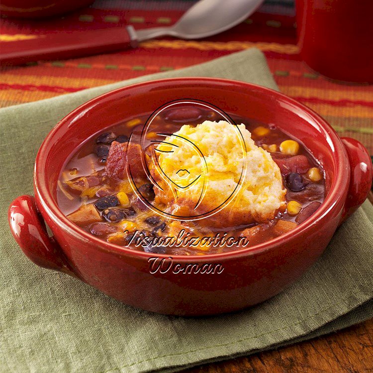 Southwestern Turkey Dumpling Soup