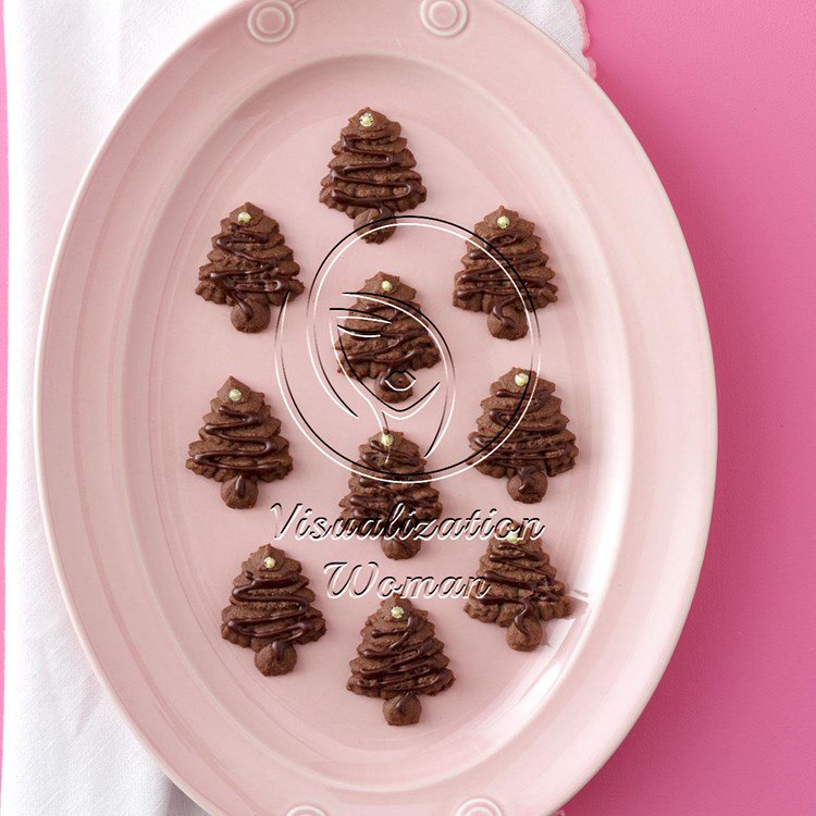 Chocolate Spritz Trees