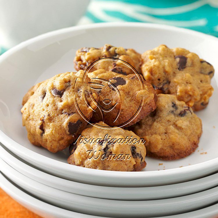 Chocolate Chip Oat Cookies