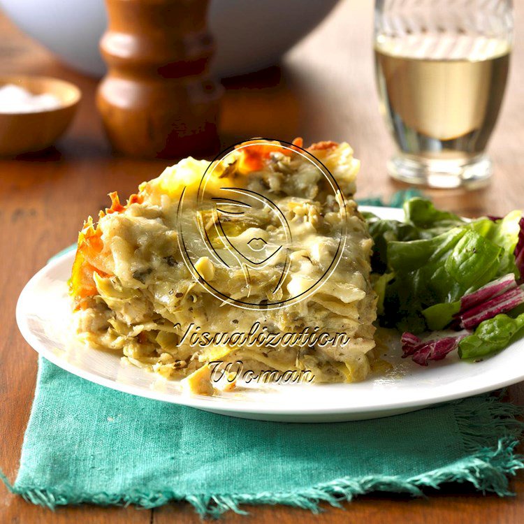 Chicken & Artichoke Lasagna