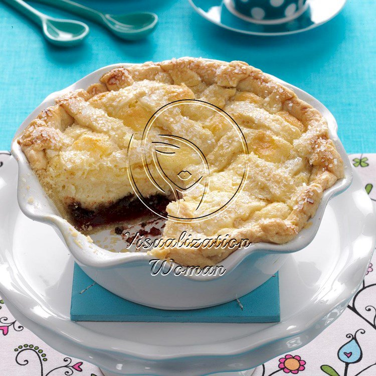 Ricotta Pie (Pizza Dolce) with Chocolate and Raspberry